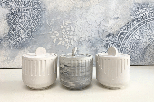 Container with Lid (Marble-look) - Image 4