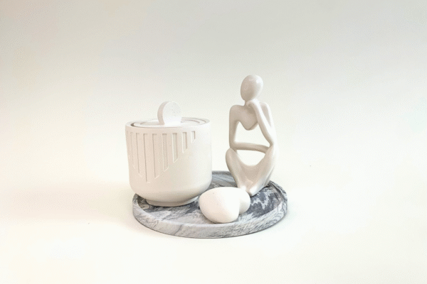 Container with Lid (White) - Image 3