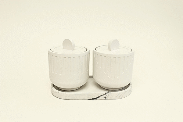 Container with Lid (White) - Image 4