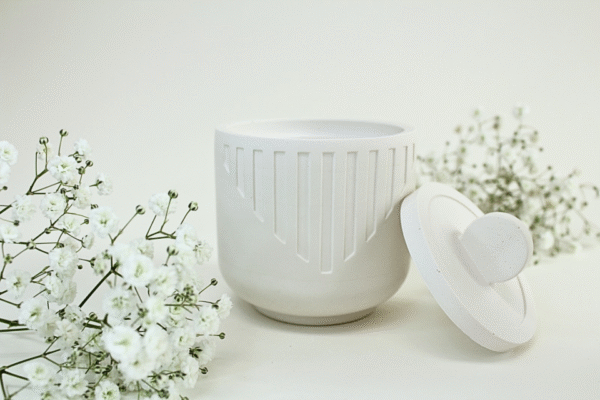 Container with Lid (White)