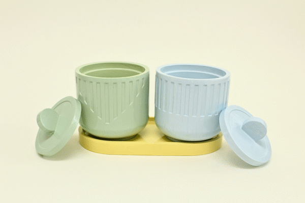 Container with Lid (White) - Image 9